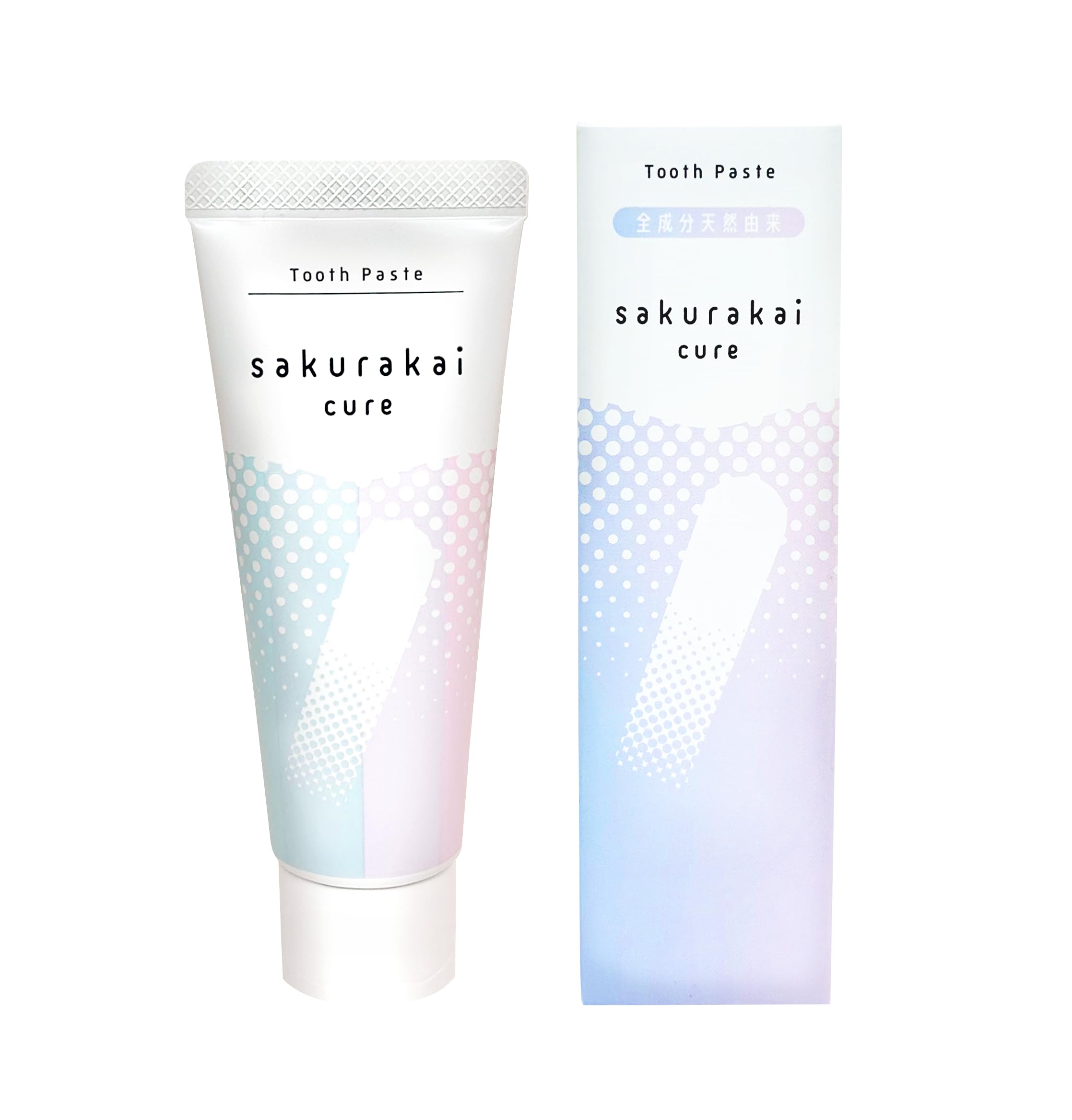 

Sakurakai Cure Toothpaste, all natural ingredients, 60g