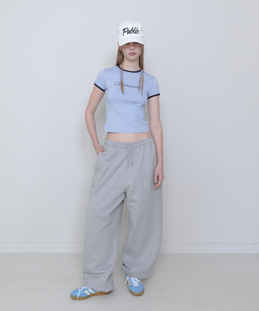 RETRIEVER CLUB Cut Out Sweat Pants [Gray]