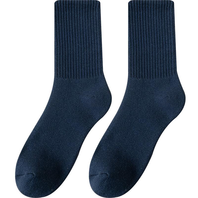 Male Winter Thickened Warm Wool Circle Home Floor In The Tube Cotton Socks