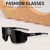 Outdoor-Fahrradbrille mit PC-Linse, UV-Schutz, winddicht, leicht, für Herren und Damen, zum Laufen, Mountainbiken, Sportbrille