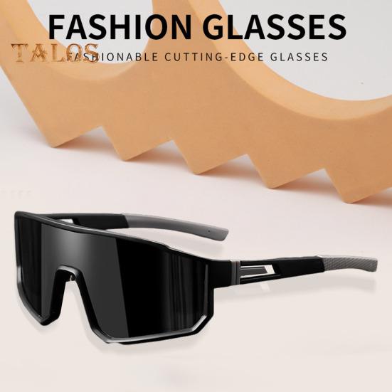 Outdoor-Fahrradbrille mit PC-Linse, UV-Schutz, winddicht, leicht, für Herren und Damen, zum Laufen, Mountainbiken, Sportbrille