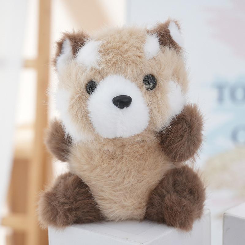 Small Raccoon Plush Toy Car Seat Decor With Pp Cotton Filling For Kids And Gifts