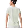 Li Ning Running Series Solid Color Reflective Quick-Dry Breathable Short Sleeve T-Shirt Women Tops Cream-White ATST082-5