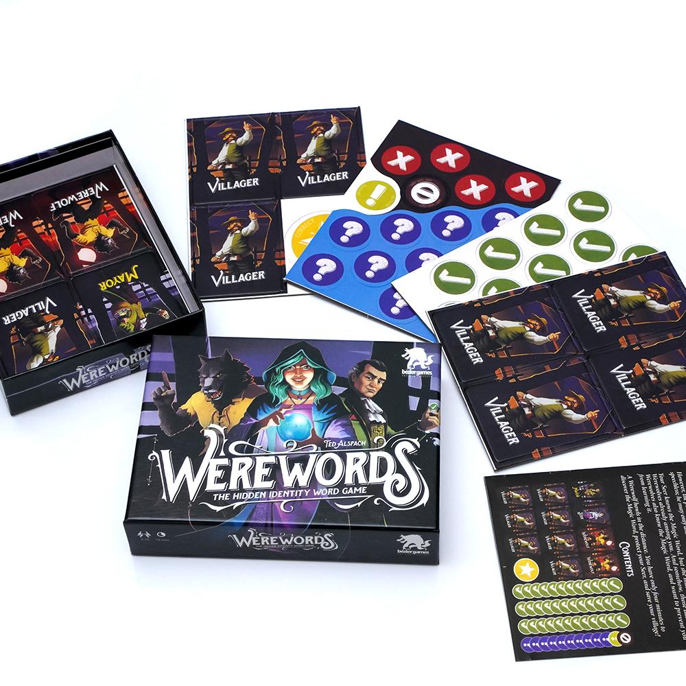 Werewords Board Game Fun for Families Engaging Social Deduction Party Game