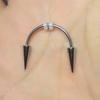 Body Jewelry Piercing In Mouth Stainless Steel Puncture Mouth Ring Piercing Jewelry Goth Lips Ring