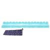 1/4Pcs Mahjong Rack with Magnetic Pusher & Storage Bag, Scalloped Acrylic Mah Jongg Tile Holder Pusher Bar, Gift for American Mahjong Players