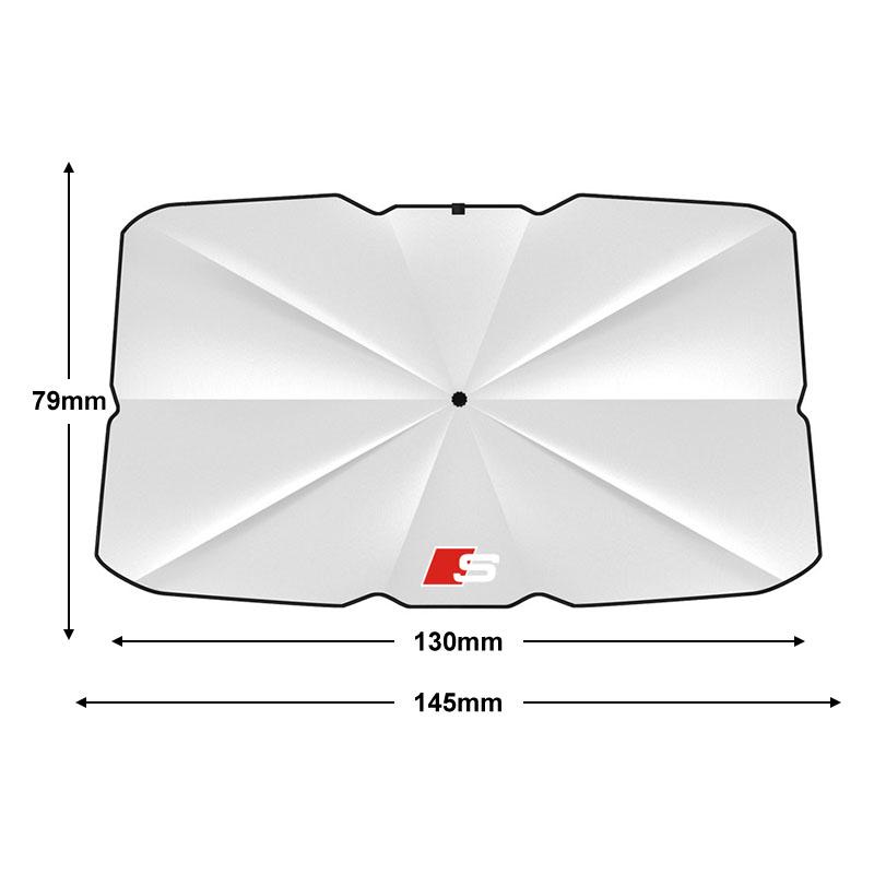Car Sunshade Umbrella Windshield Folding Front Parasol Umbrella Type Sun Shade for Audi A3 A4 B5 B6 A3 8P 8V 8L A5 A6 C6 C5 A1 A7 A8 Q2 Q3 TT RS3 RS4