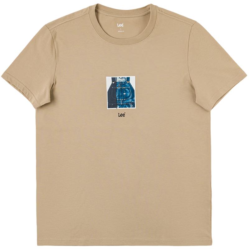 Lee Men s Round Neck Graphic Print Short Sleeve T-Shirt M