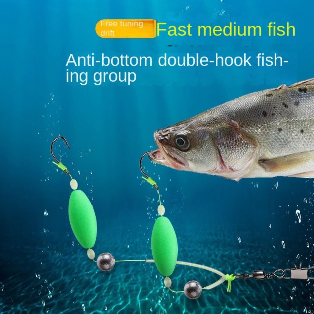 1pc Anti bottom Fishing Hair Rigs hook double hook Carp Rigs fishing lure  Fishing Tackle