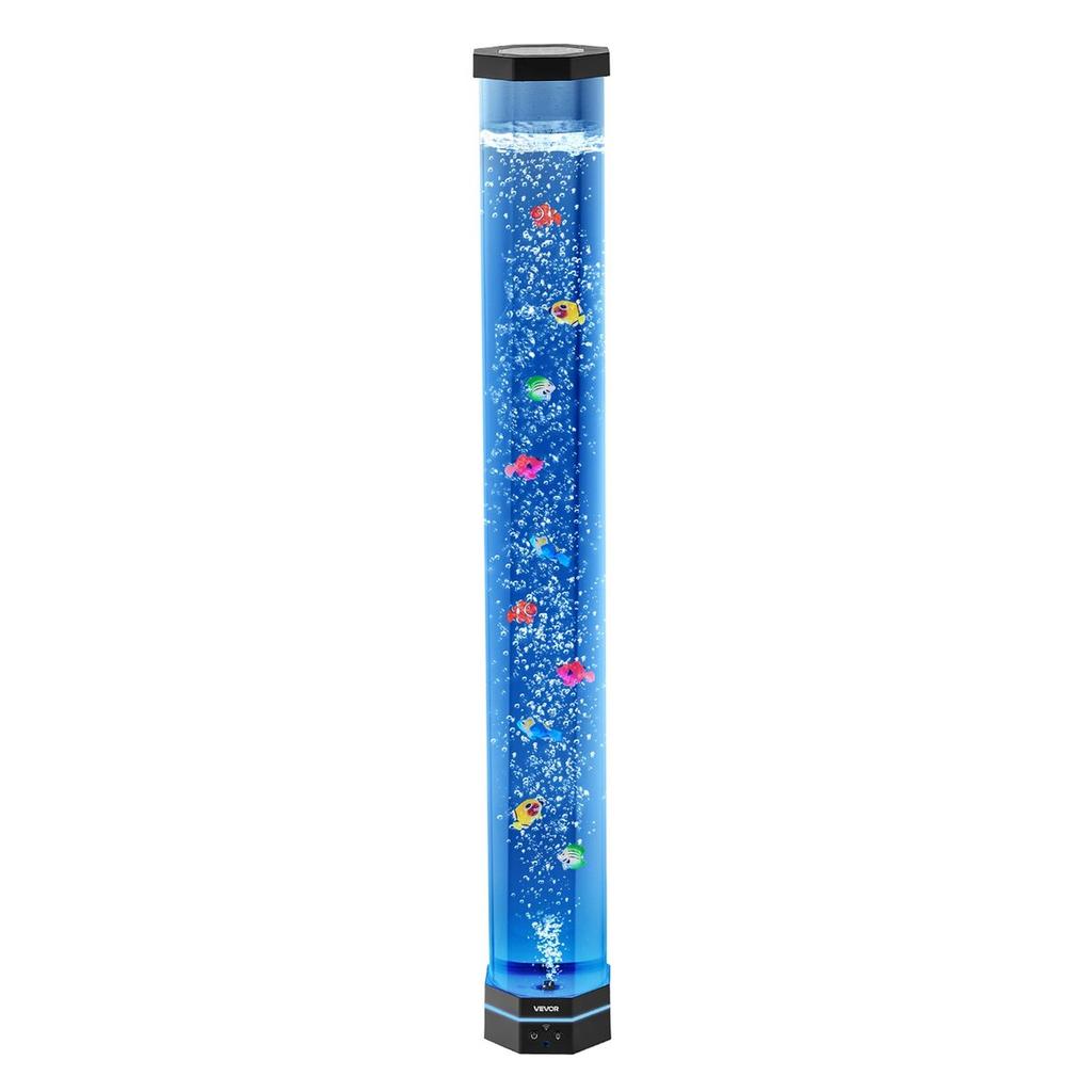 Bubble Tube Lamp 16 Color 1 m Sensory Aquarium Lamp for Relief Calming