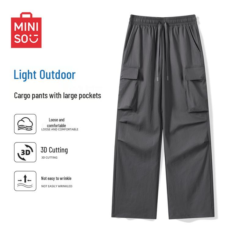 MINISO Men s Outdoor Multi-Pocket Cargo Pants M