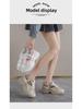Women's 2024 Autumn Korean Style Thick-Soled Breathable Mesh Sneakers 