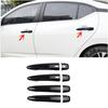 Bright black Door Handles Cover Trim For Nissan Sentra 2020-2023 Accessories