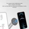 Laptop Phone Holder Foldable Laptop Or Desktop Monitor Side Mount Phone Holder Magnetic Phone Mount for iPhone 13/12 Series