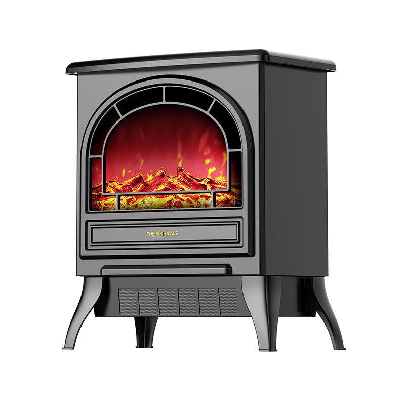 

Qiaomeiren European Style 3D Flame Electric Fireplace Heater