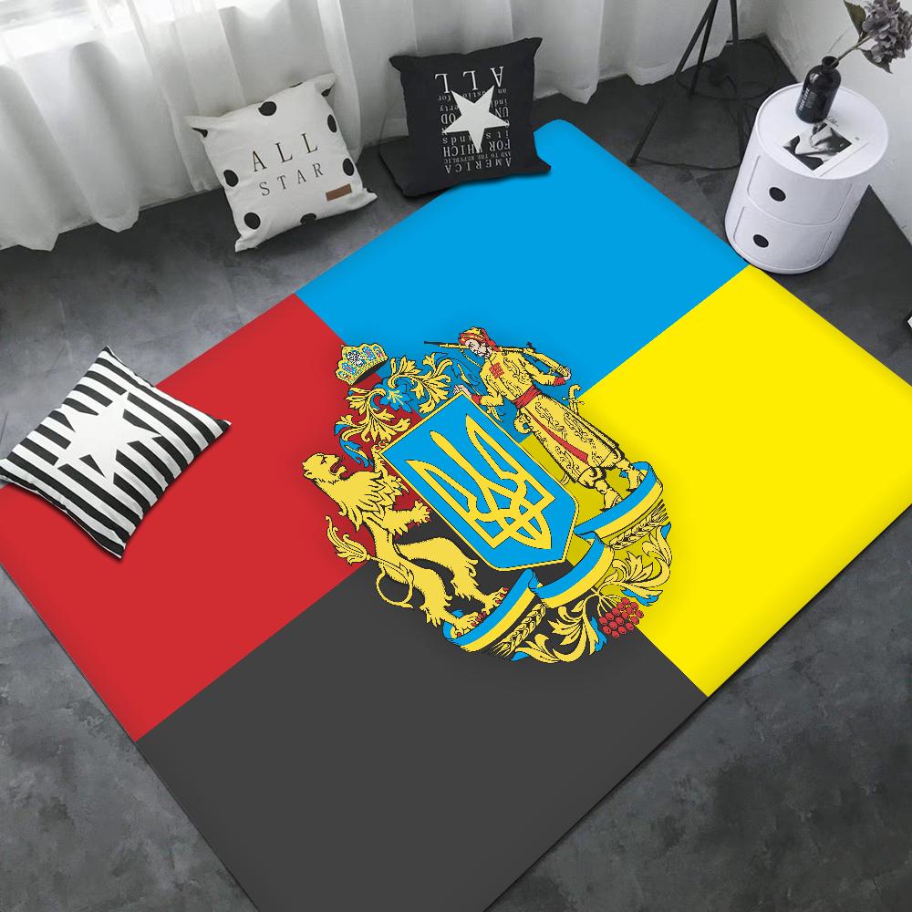 Ukraine Ukrainian Girl Flag Entrance Door Mat Nordic Style Bedroom Living Room Doormat Home Balcony Anti-Slip Modern Home Decor