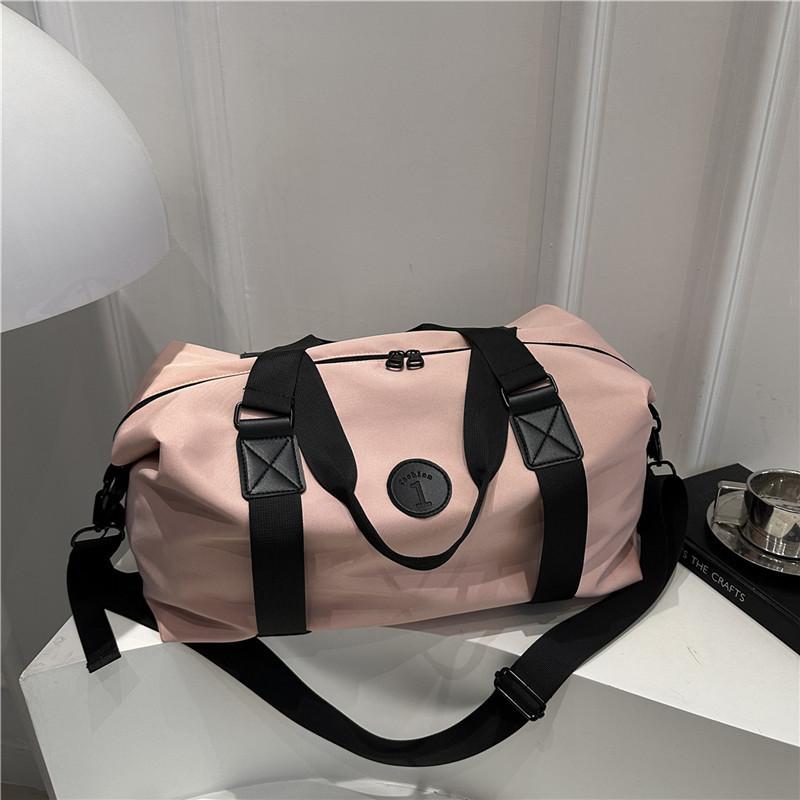 Lightweight Solid Color Large-capacity Storage Bag Sports Going Out Casual Versatile Simple Portable Shoulder Messenger Bag Women
