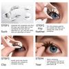 Natural Soft 3D Magnetic False Eyelashes Kit with Magnetic Clip Reusable Easy-On Eyelashes