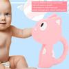 Baby Teething Toys Cute Cartoon Animal Shape Silicone Teether for Baby Kid ChildrenPink