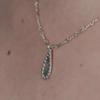 Elegant Retro Tear Necklace: Versatile Pendant with Luxury Design and Exquisite Clavicle Chain