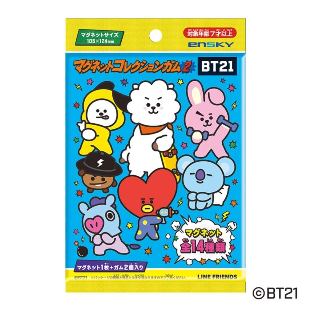 Ensky BT21 Magnet Collection Gum 2 Toy of Gum/Candy [Boxed/Set 14]