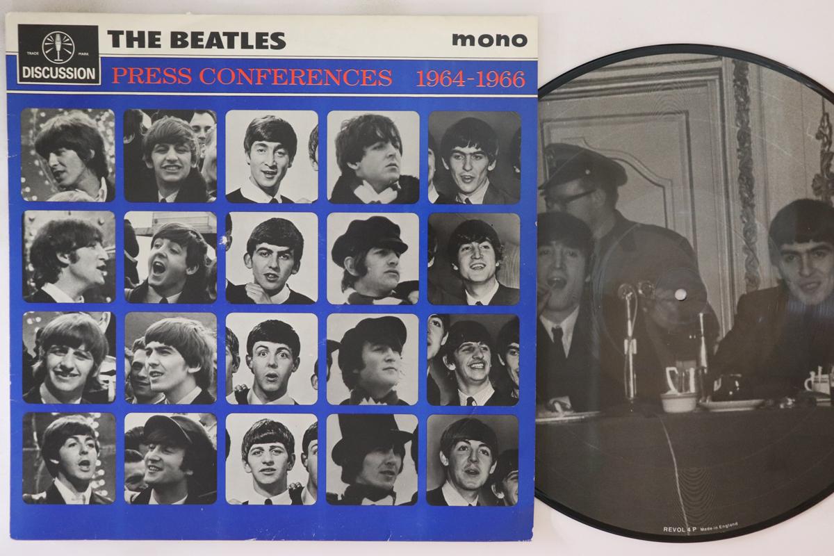 

LP Record BEATLES - Press Conferences 1964-1966 REVOL4P NOT ON LABEL UK Rock Used
