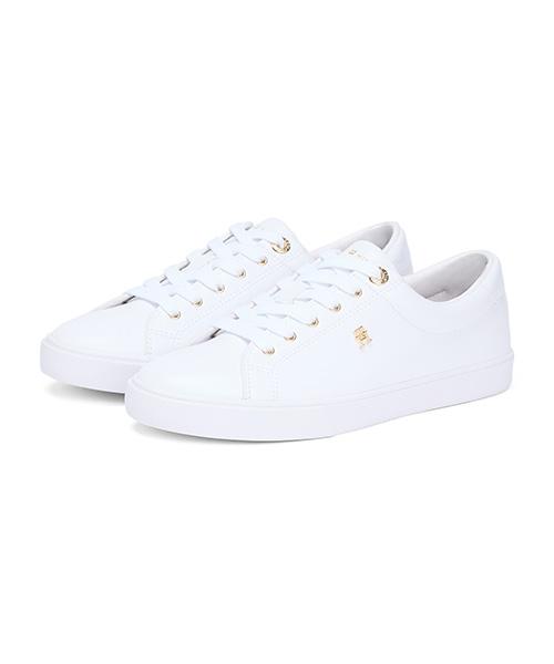 Tommy Hilfiger Lulu Patent Sneakers - White (T52G0Ars600Wt1Ybs)