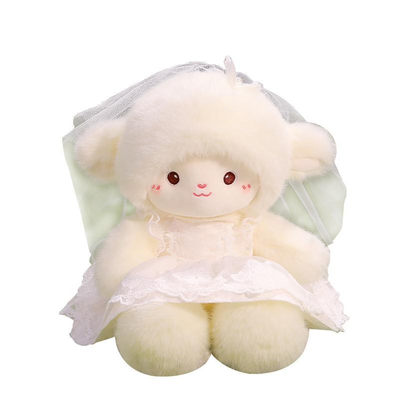 Wedding Bear Plush Toy With Pp Cotton Filling For Wedding Decor And Gift Ideas