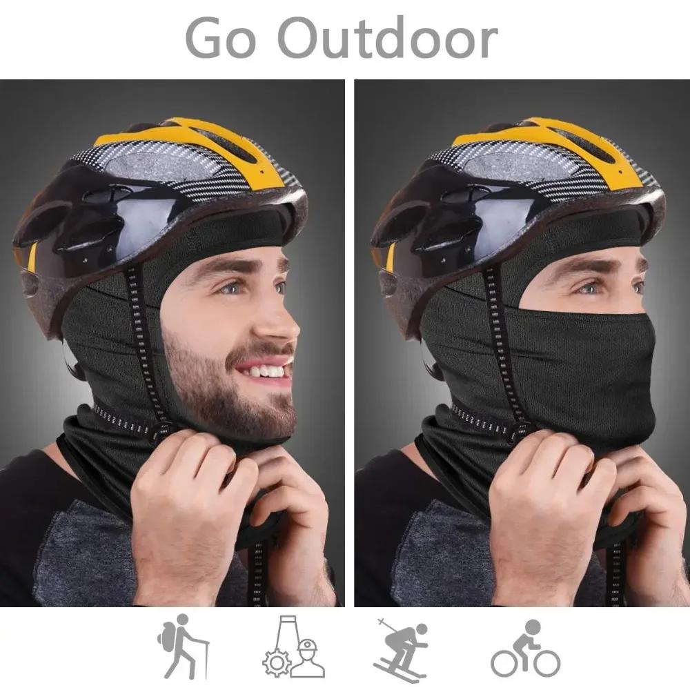 Men and Women Breathable Full Face Mask for Skiing Outdoor Sports Balaclava Ski Mask Full Face Cover 2025 All Season Face Cover