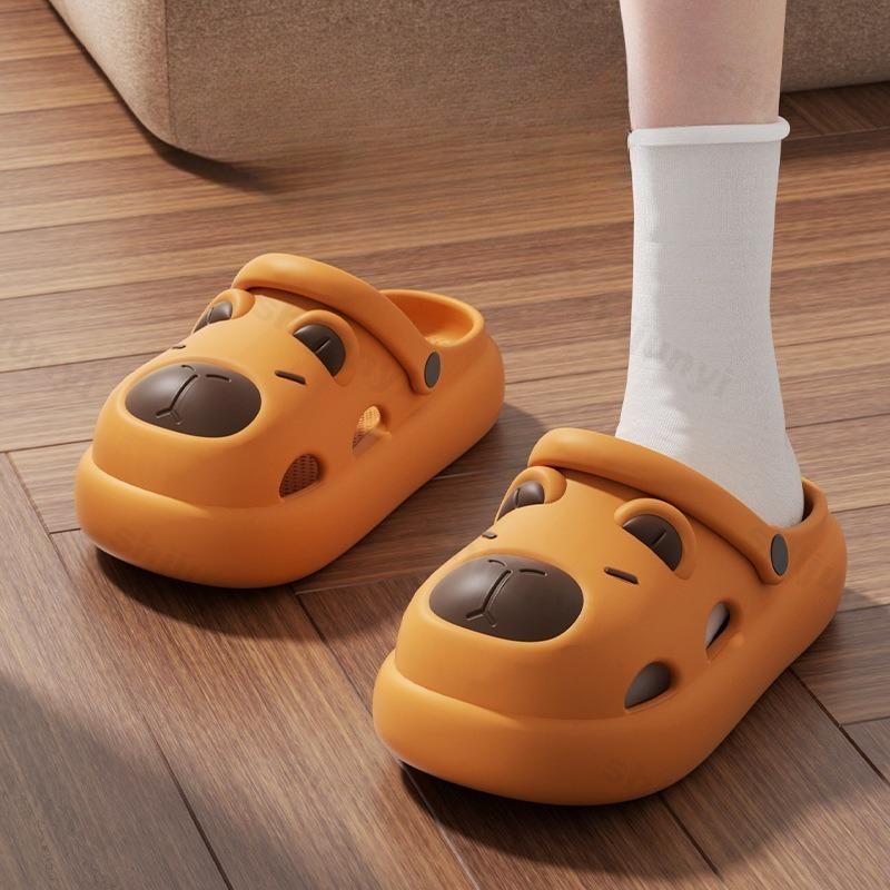 Children Clothing Yulin-001 Boys Capybara Sandals Summer Children Garden Slippers Anti-Slip Platform Kids Cute Slippers Cartoon Slippers Beach Clogs Shoes Cm