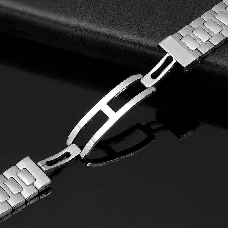 904 Stainless Steel Watch Strap Bracelet Metal With Folding Clasp For Patek Philippe Nautilus 5711 5726 Series Watchband 25-13mm