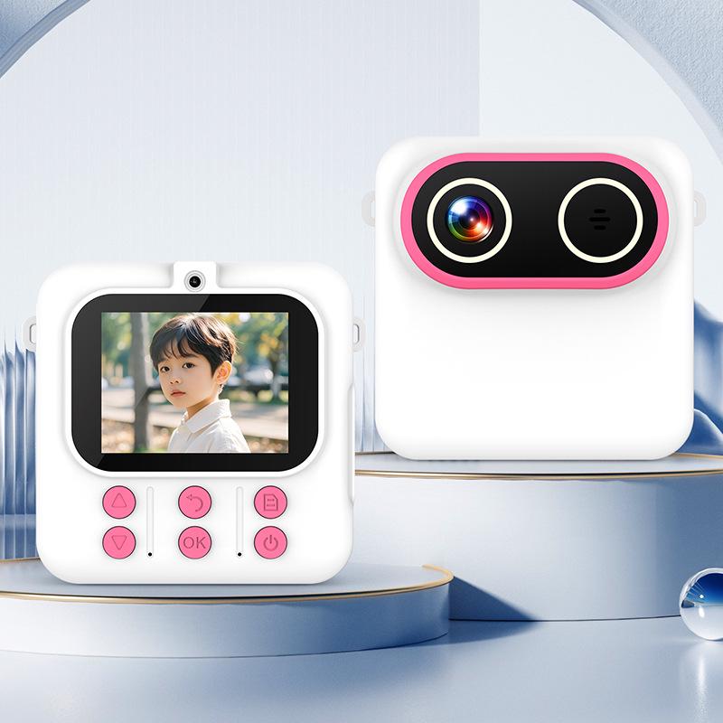 Kids Dual Camera: Cute Mini HD Instant Camera with Thermal Printer (Model M07)