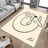 1PC Rabbit Smiley Anti-slip Carpet, Suitable for Office, Bedroomand Playrooms. It Can Also Be Used As a Sofa Footrest cover-W74