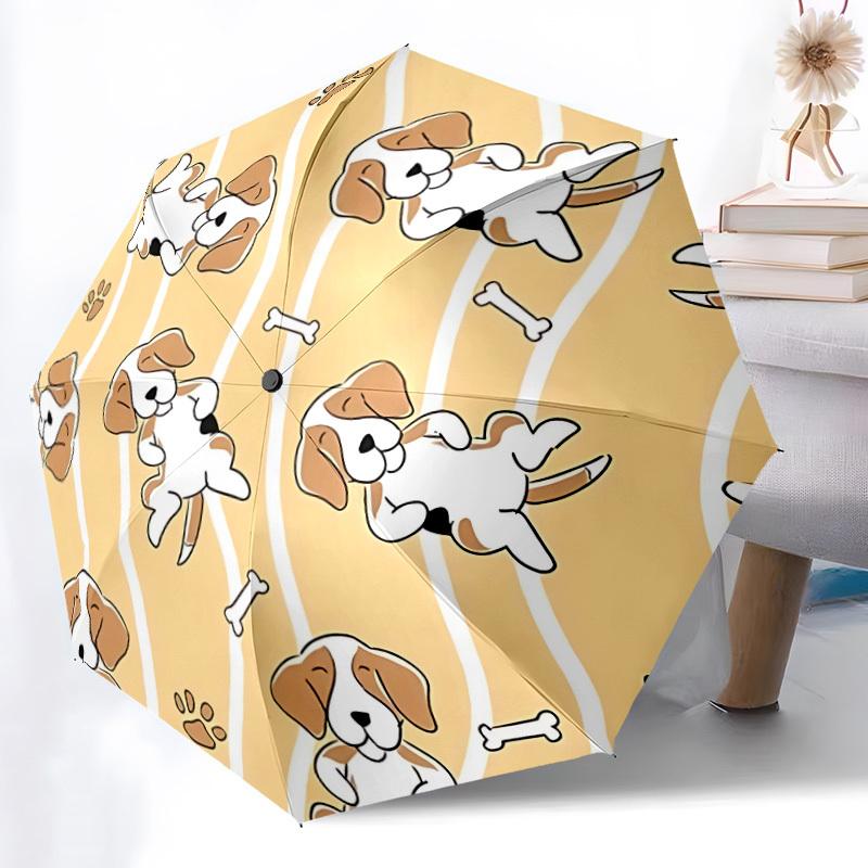 

1pc Dog Playtime Automatic Folding Umbrella - 8-Rib Automatic Open/Close, Large Canopy Birthday Festival Gift yy251217154