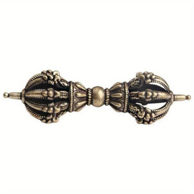 

1 шт. Винтажный медный орнамент фэн-шуй, религиозная коллекция, буддийский инструмент, украшения для дома, антикварный латунный декор стола