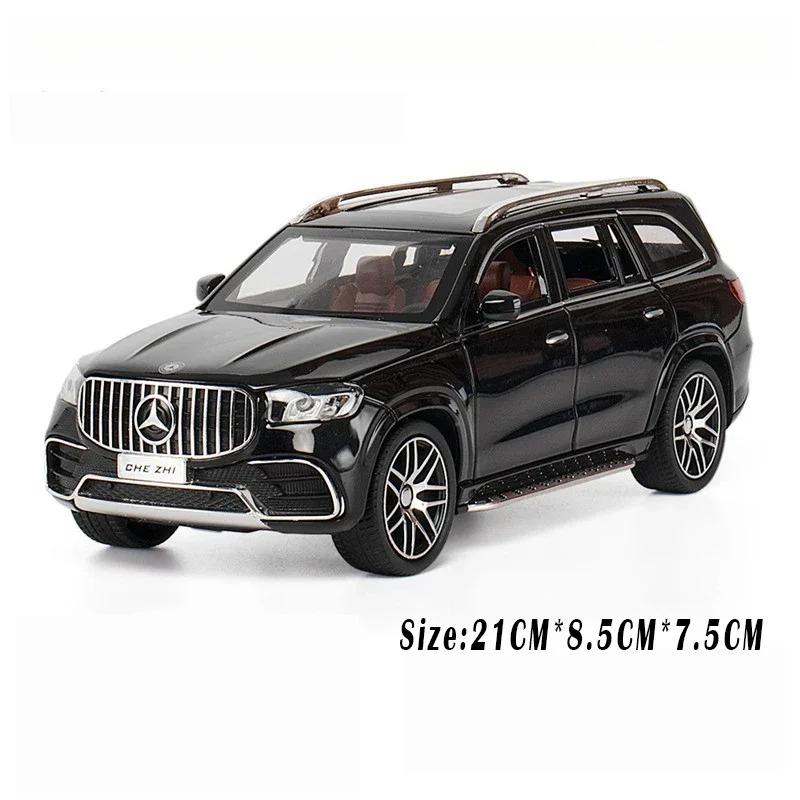 1:24 GLS63 AMG SUV Legierung Druckguss Metall Modell Computer Schreibtisch Ornamente Sound & Licht Spielzeug Kinder Geburtstag Spielzeug Geschenk