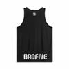 Li-Ning Quick-Dry Breathable Letter Print Pullover Basketball Vest Men Tops Black AAYU185-1