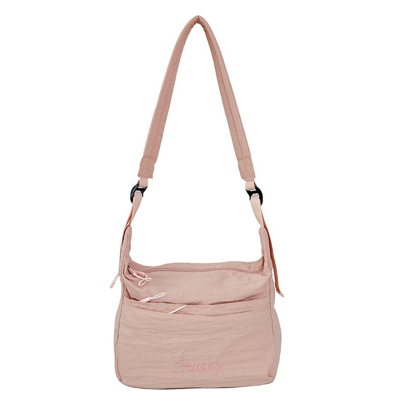 Lightweight Large-Capacity Shoulder Bag Women'S Casual Nylon Cloth Commuter Storage Daily Versatile Messenger Bag