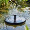 Floating Solar Fountain Pump for Bird Baths Garden Water Features Pool Pond Floating Water Sprinkler with Multiple Nozzle Attachments