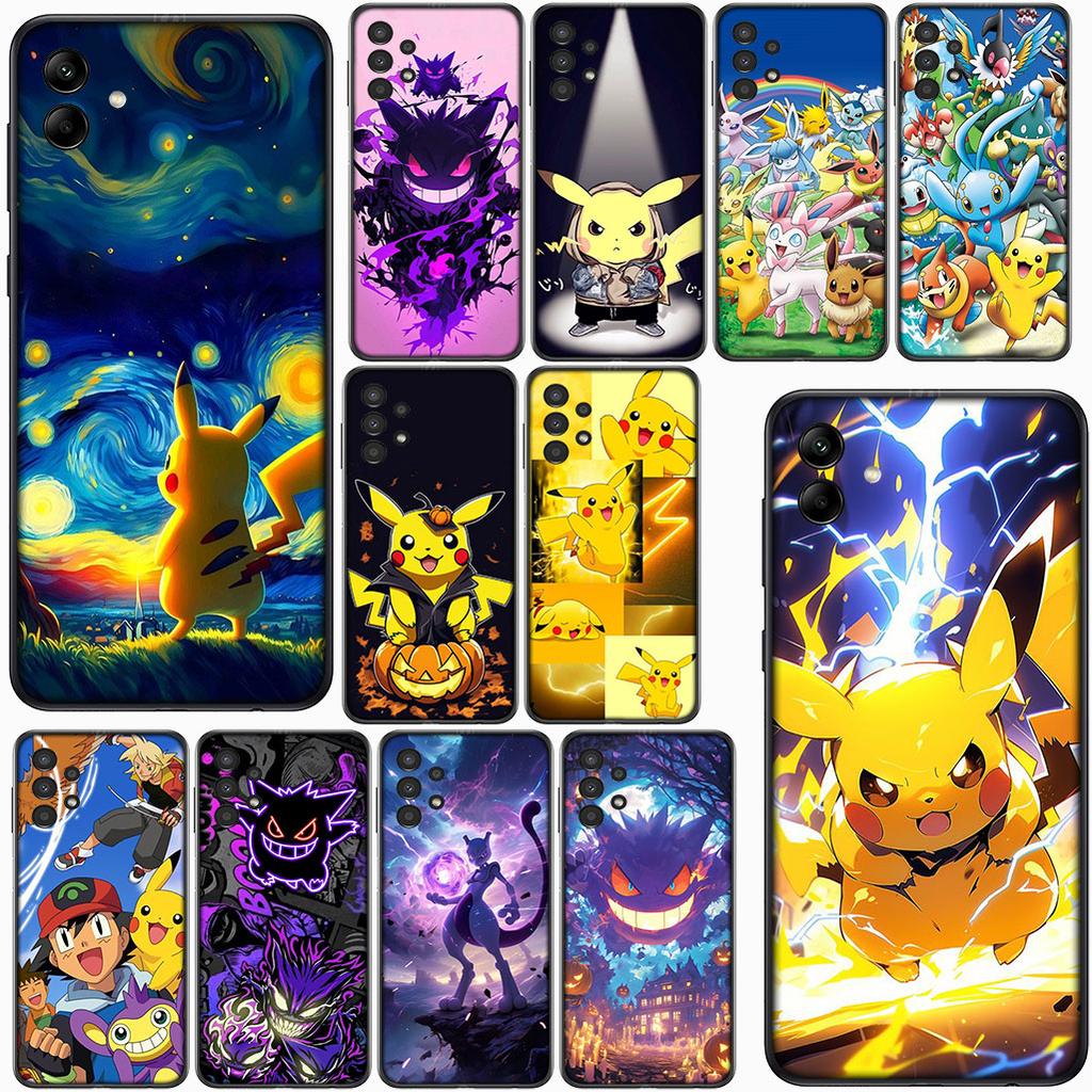 For Motorola Moto Edge 50 30 One Fusion 40 Neo Ultra Pro 20 Lite G50 G85 G84 E15 E14 Phone Case Gengar P-Pikachus P-Pokemons GO