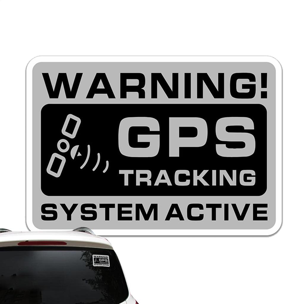 GPS Tracking Stickers, GPS Tracker Stickers - 10 Warnings for