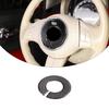 Carbon Fiber Steering Wheel  Ring Trim Cover For Abarth 595 2011-