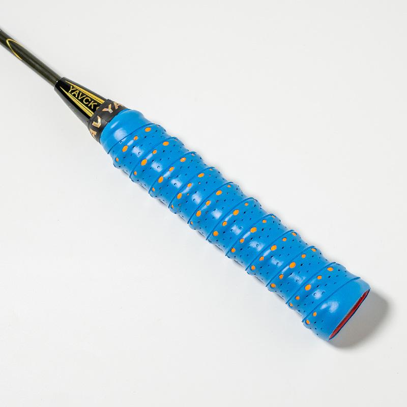 Dual-Color Perforated Grip Tape for Fishing Rods & Sports Rackets: Non-Slip, Breathable, Sweat-Absorbing, Wear-Resistant
