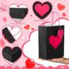 Pack of 12 Eye Catching Heart Gift Bags Elegant Heart Gift Bags Present Pouches For Birthdays And Festival Event