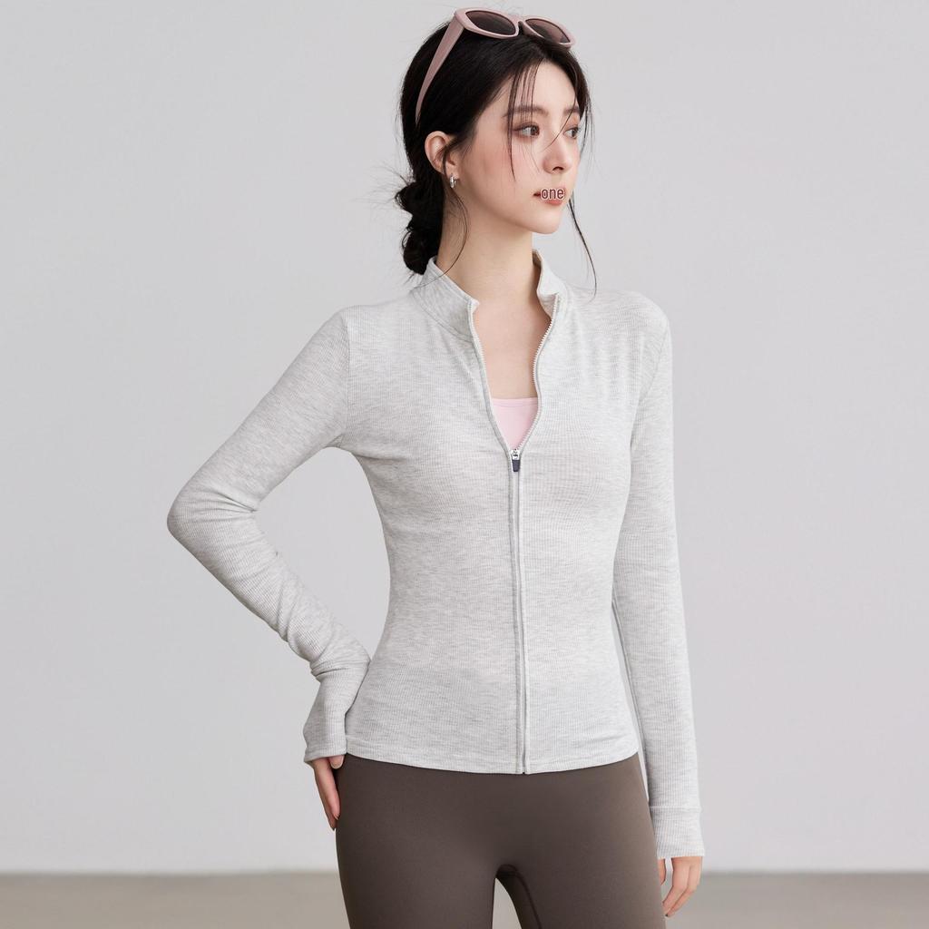 Women's Slim Fit Quick-Dry Yoga & Running Outfit for Autumn/Winter Fitness & Pilates