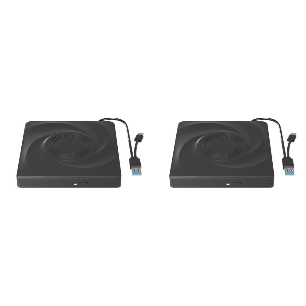 

Portable CD Burner Plug and Play Slim DVD CD Player Enclosure for Laptop Desktop