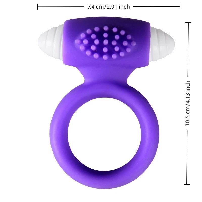 Vibrating Cock Ring Lasting Time Penis Ring Vibrator Sex Toys For Man Delay Ejaculation Clitoris Stimulation Couples Toy