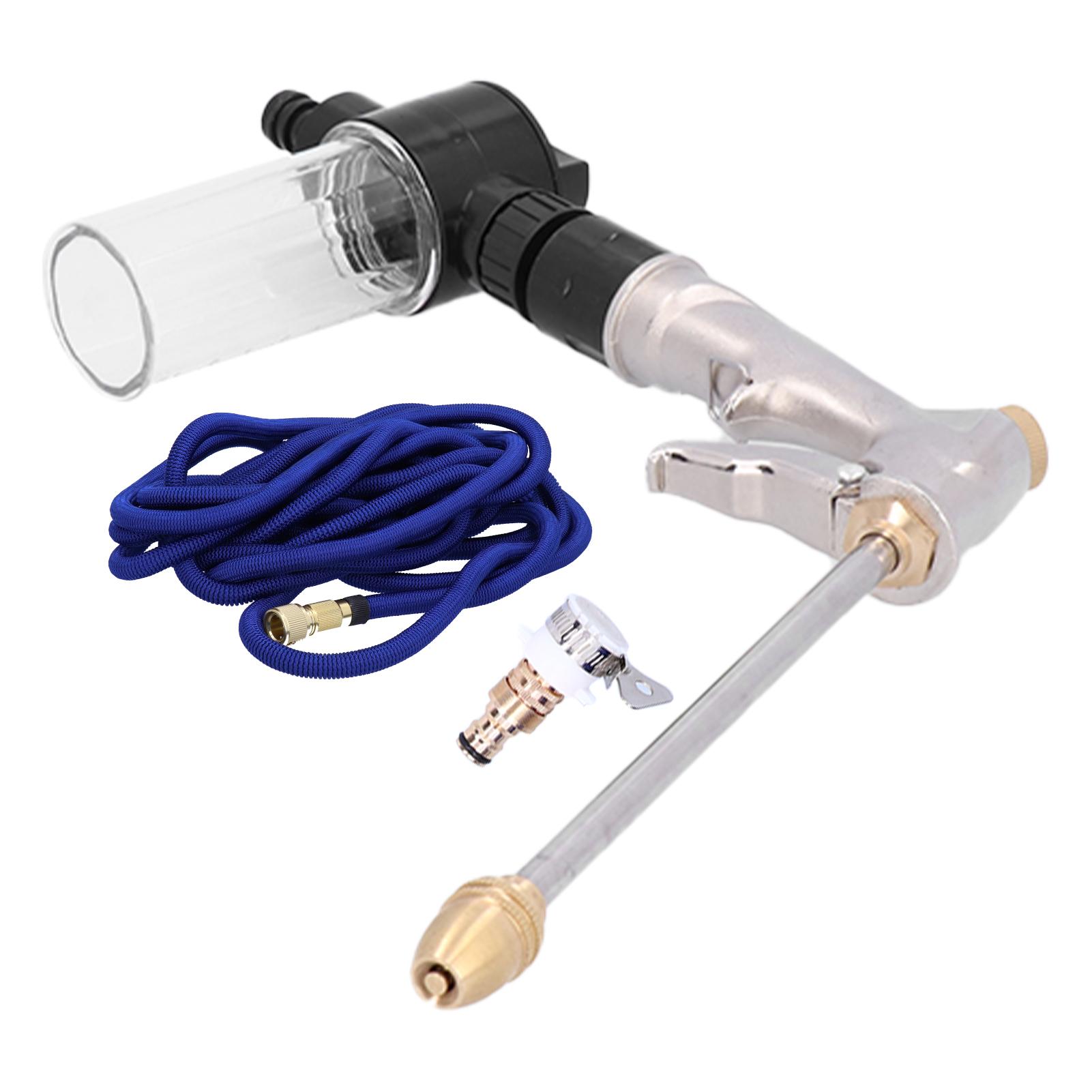 

High Pressure Water Gun Portable Wand Sprayer Universal Hose for Car Garden Washing