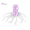Octopus Fidget Toy Bead Filled Squeeze Toy, Stress Relief Sensory Stretchy Mini for Hand Exercise & Relaxation Calming