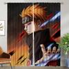Eleganckie zasłony do salonu N-Narutoes Partition Home Interior Curtains 2 sztuki zasłony okienne dekoracja Halloween